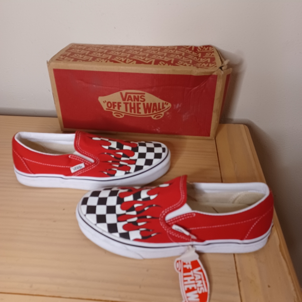 Vans blood drip red (slip on)